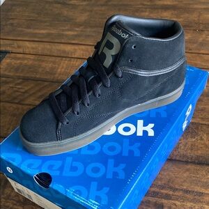 Reebok T RAWW “Black Iron” Black High-Top Sneakers. NIB. Mens size 4